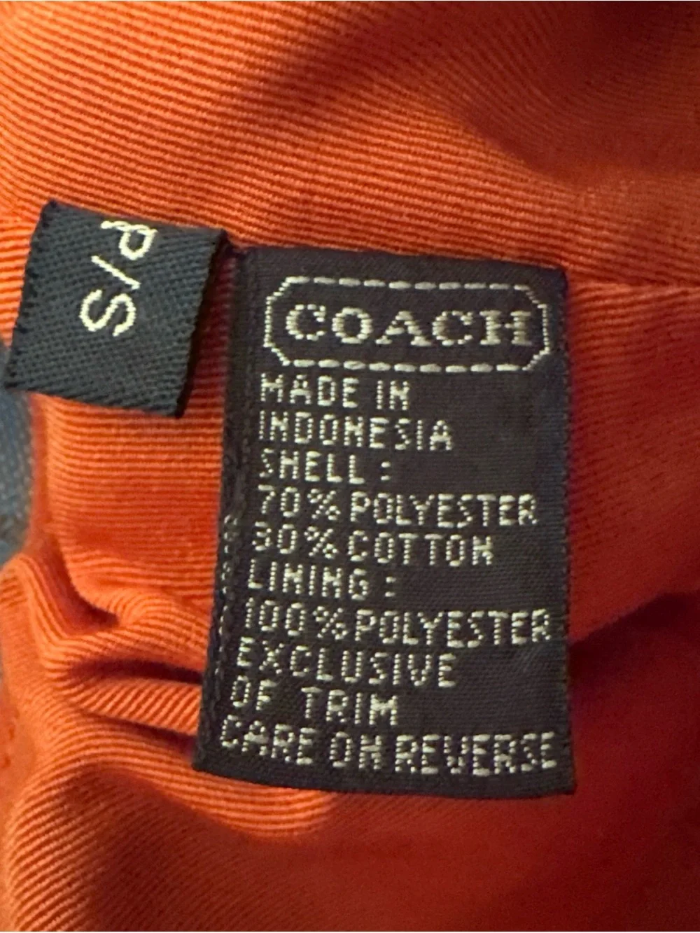 Coach Signature Jacquard Bucket Hat in a blue and brown monogram print
